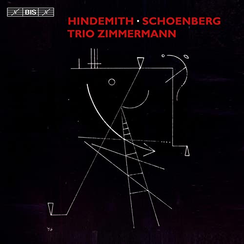 CD cover for Hindemith & Schoenberg string trios by Trio Zimmermann.