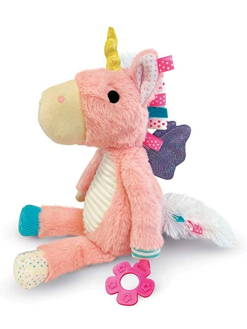 Sensory Snuggables Large Unicorn Plush for Babies