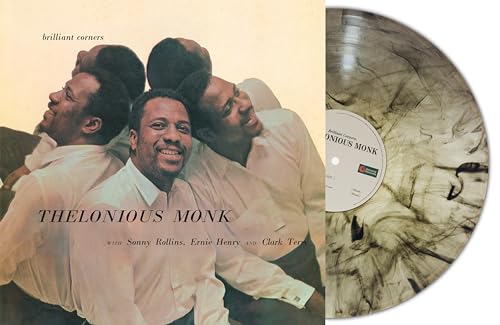 Thelonious Monk “Brilliant Corners” vinyl record with grey marble effect.