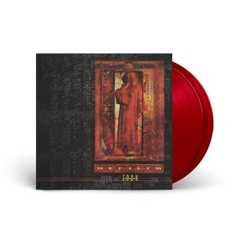 Vinyl record of The Nefilim’s “Zoon”, featuring a figure in red.