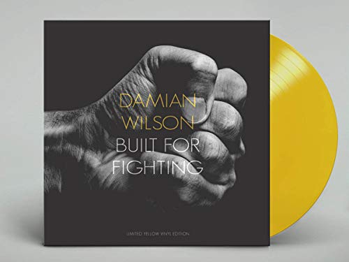 Damian Wilson album "Built For Fighting" with yellow vinyl record.