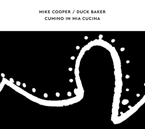 CD cover: black background with white, abstract, dotted line drawing.