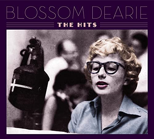 CD cover for Blossom Dearie’s “The Hits” featuring a black and white portrait.