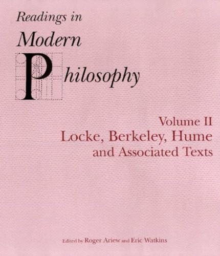 Readings In Modern Philosophy, Volume 2