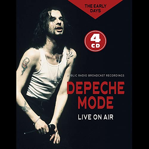 Depeche Mode "Live On Air" 4CD set with Dave Gahan portrait.