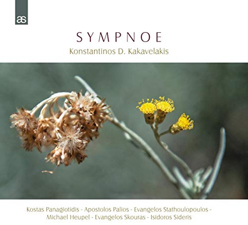 CD cover for "Sympnoe" by Kakavelakis, featuring dried plant life.