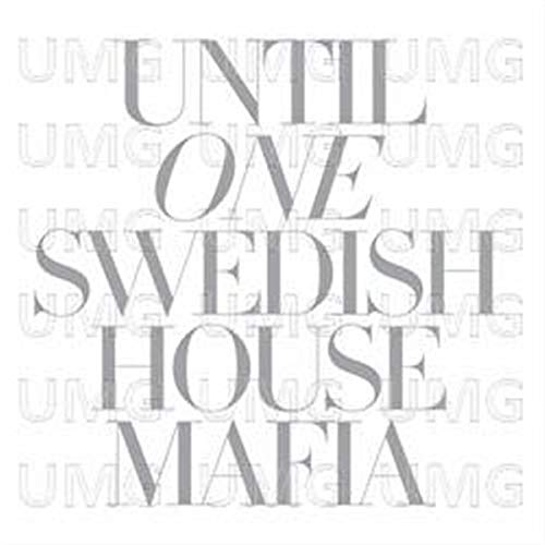 CD cover for Swedish House Mafia’s “Until One” album, grey text.