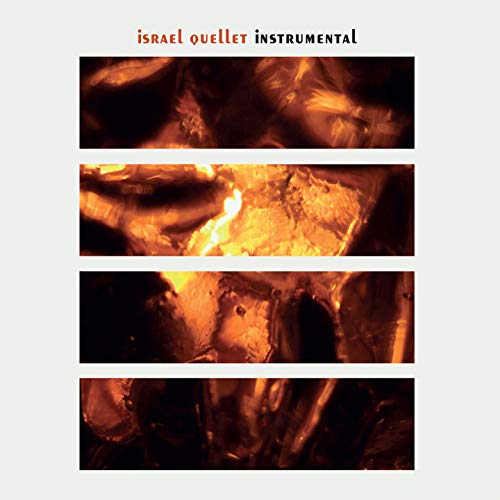 CD cover for Israel Quellet - Instrumental, abstract orange and brown imagery.