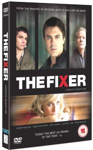 DVD cover for "The Fixer" series 1, featuring three main actors.