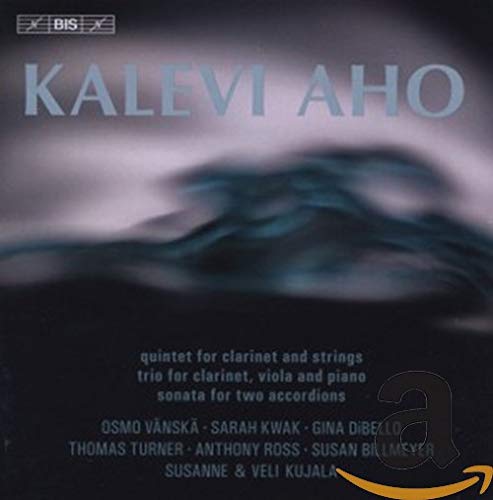CD cover for Kalevi Aho’s “Quintet for Clarinet and Strings.”
