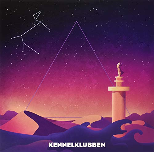 Album cover for "Kennelklubben" featuring a constellation, pillar, and landscape.