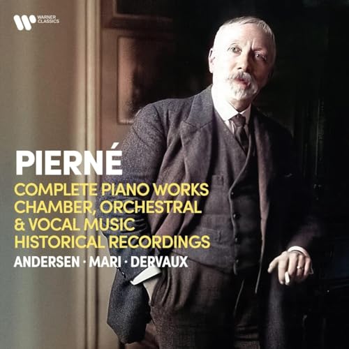 CD cover featuring a portrait of Gabriel Pierné, a classical composer.