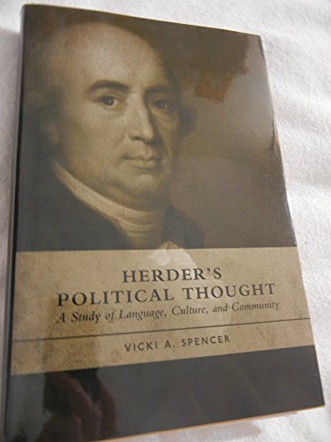Herder's Political Thought : A Study on Language, Culture and Community
