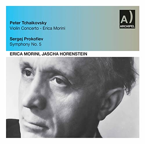 CD cover featuring a black and white portrait of violinist Erica Morini.