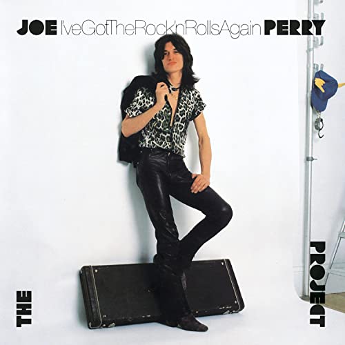 Album cover featuring Joe Perry in leather, leaning against a case.