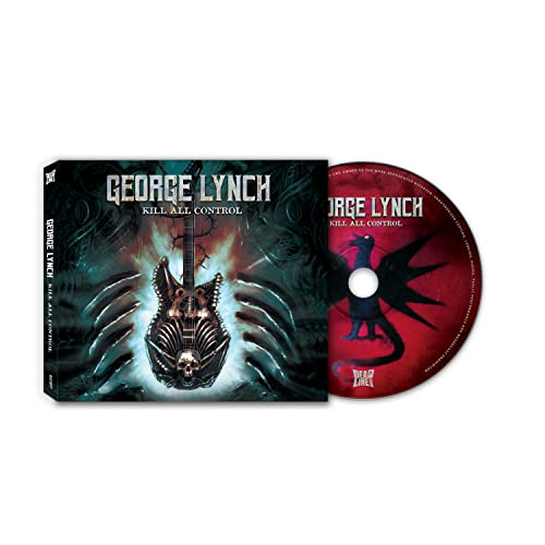 CD case and disc for George Lynch’s “Kill All Control” album, skull imagery.