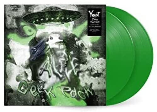 Yeat’s “2 Aliv” vinyl record with green discs and alien-themed cover.