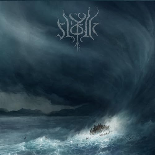 CD cover: stormy seascape with band logo and text "SLOW - ABIMES - I".