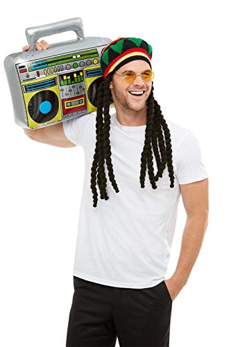 Smiffys 50987 Jamaican Kit, Unisex Adult, Multi-Colour