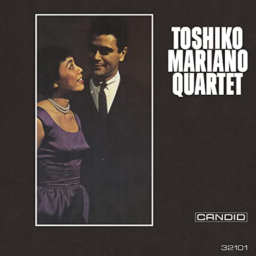 Album cover featuring Toshiko Mariano and a man in formal wear.