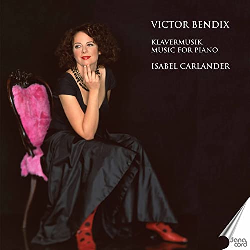 CD cover featuring Isabel Carlander, a woman with curly hair, seated.
