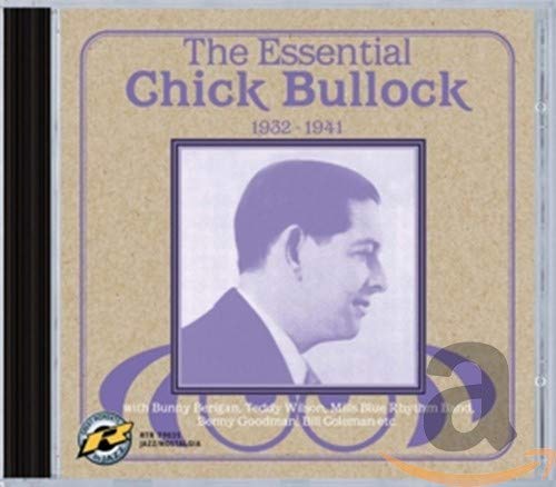 CD cover featuring a purple-toned portrait of Chick Bullock, 1932-1941.