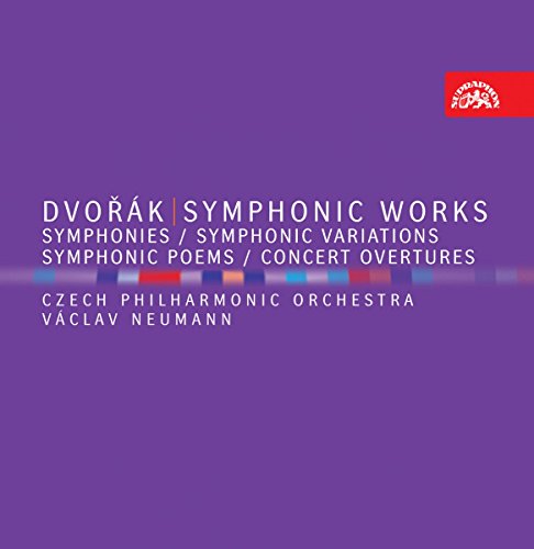CD cover featuring Dvořák Symphonic Works by Václav Neumann and the Czech Philharmonic Orchestra.