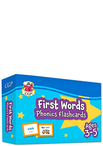 First Words Phonics Flashcards for Ages 3-5 (CGP Reception Activity Books and Cards)