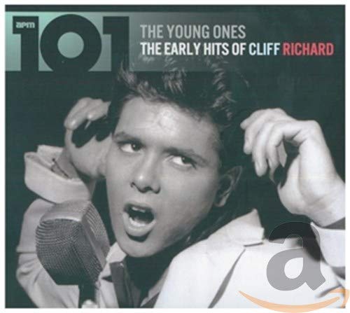 CD cover featuring Cliff Richard singing into a vintage microphone.