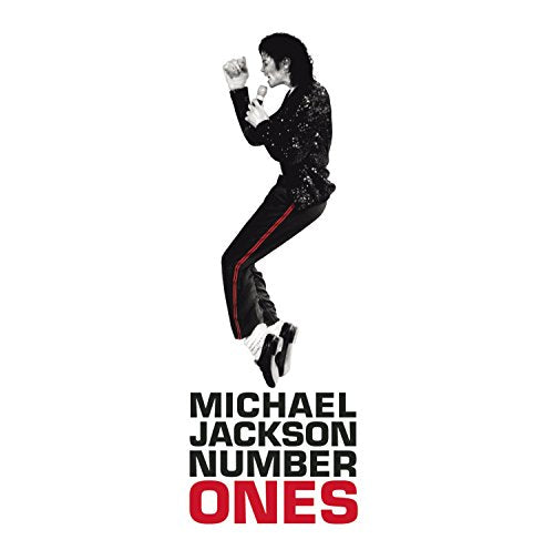 Michael Jackson dancing on a white background with the text Number Ones below him.