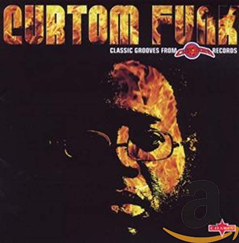 CD cover for “Curtom Funk” with a fiery portrait and logo.