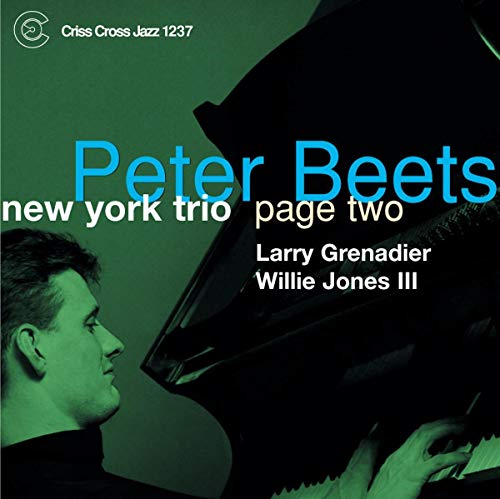CD cover for Peter Beets’ “New York Trio, Vol. 2” featuring a pianist.