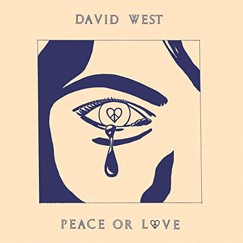 Album cover for David West’s “Peace or Love” featuring an eye with a heart.