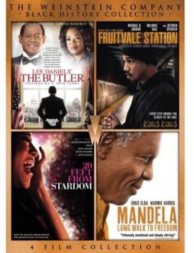 DVD cover featuring portraits of Black figures and film stills, "Black History Collection.