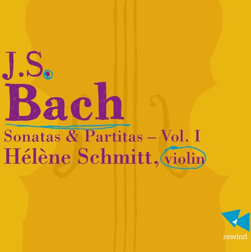 CD cover for J.S. Bach sonatas performed by Hélène Schmitt.