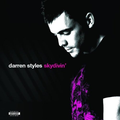 CD cover for Darren Styles’ “Skydivin’” featuring a portrait of the artist.