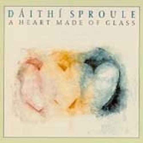 CD cover for Daithi Sproule’s “Heart Made of Glass” with abstract art.