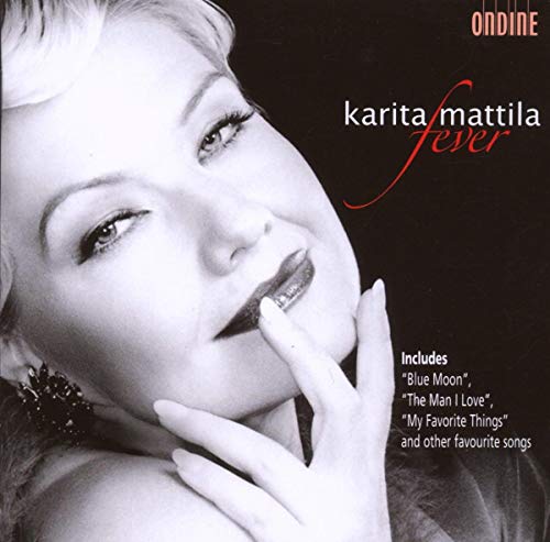 CD cover featuring Karita Mattila in a black and white portrait.