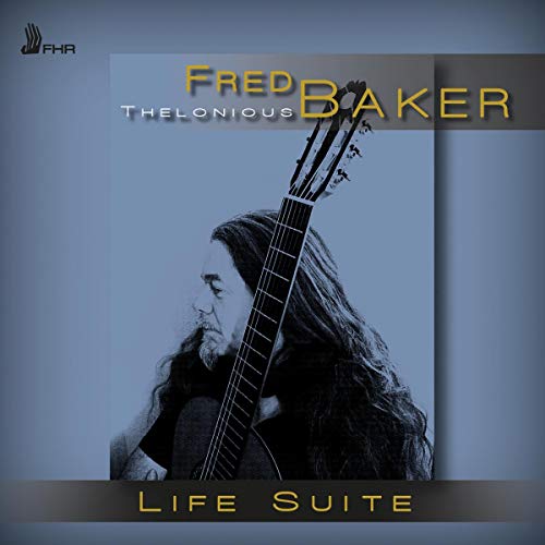 CD cover featuring jazz guitarist Fred Thelonius Baker in profile.