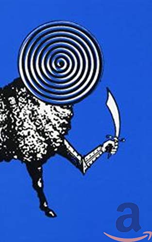 Stylized black and white illustration of a figure with a spiral head.