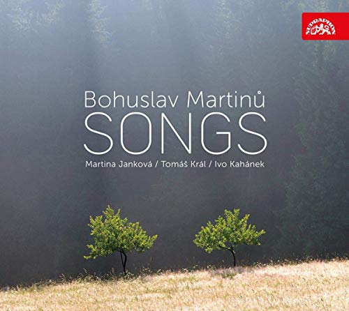 CD cover for “Martinu: Songs” with trees and misty forest backdrop.