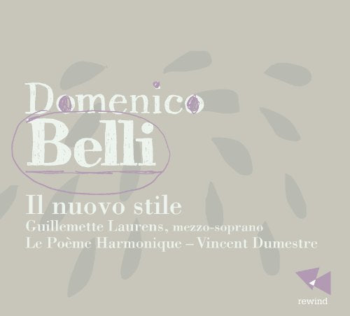CD cover: "Domenico Belli: Il Nuove Stile" with abstract leaf shapes.