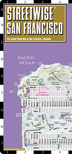 Streetwise San Francisco Map - Laminated City Center Street Map of San Francisco, California: City Plans (Michelin City Plans)