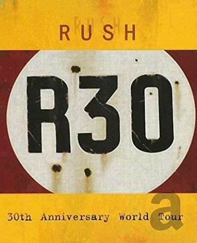 R30" Blu-ray cover featuring large black text on a white circle.