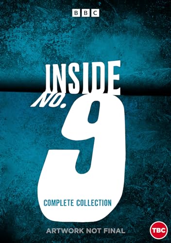 Dark blue background with white text reading Inside No 9 Complete Collection DVD cover.