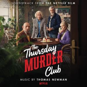 CD cover for “The Thursday Murder Club” soundtrack featuring four seniors.