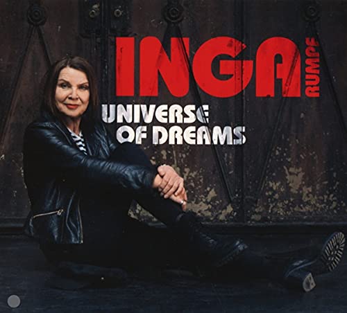 CD cover featuring Inga Rumpf, seated against a dark, textured background.