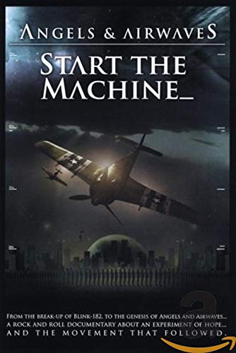DVD cover for "Start The Machine" featuring a vintage airplane and city skyline.