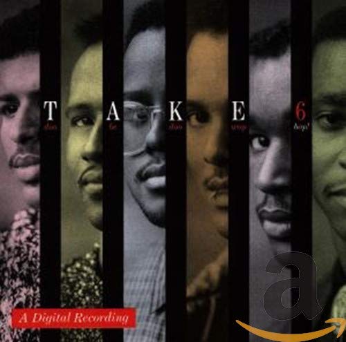 CD cover for Take 6’s “Doo Be Doo Wop Bop!” featuring six men’s faces.