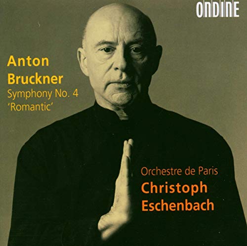 CD cover featuring portrait of Anton Bruckner and conductor Christoph Eschenbach.